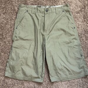 Micros Beige Embroidered Shorts